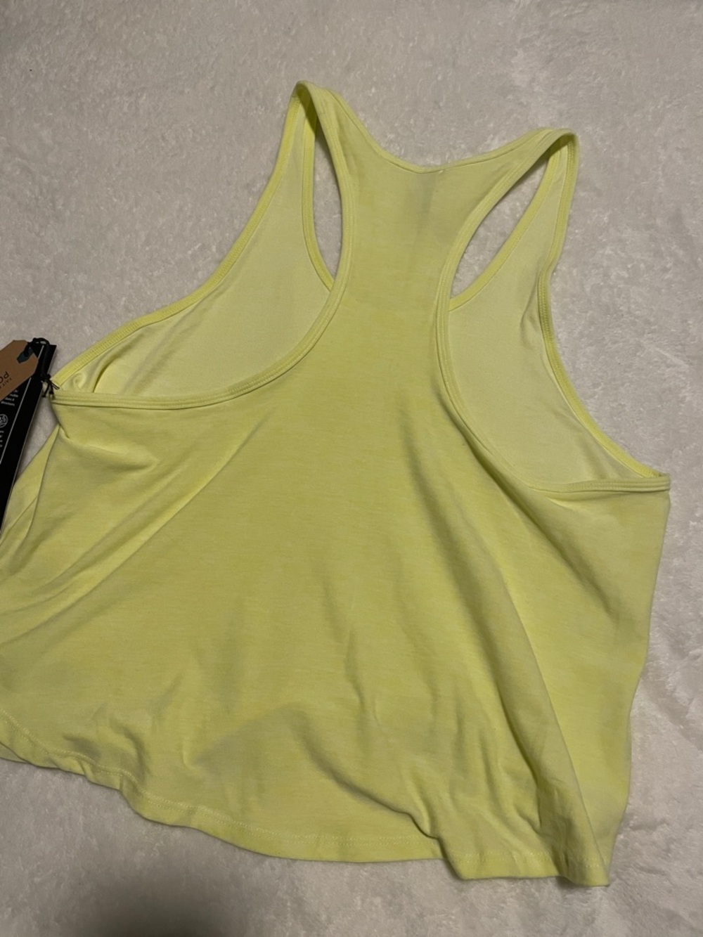 Yellow Racerback Tank Top - Picture 5 of 5